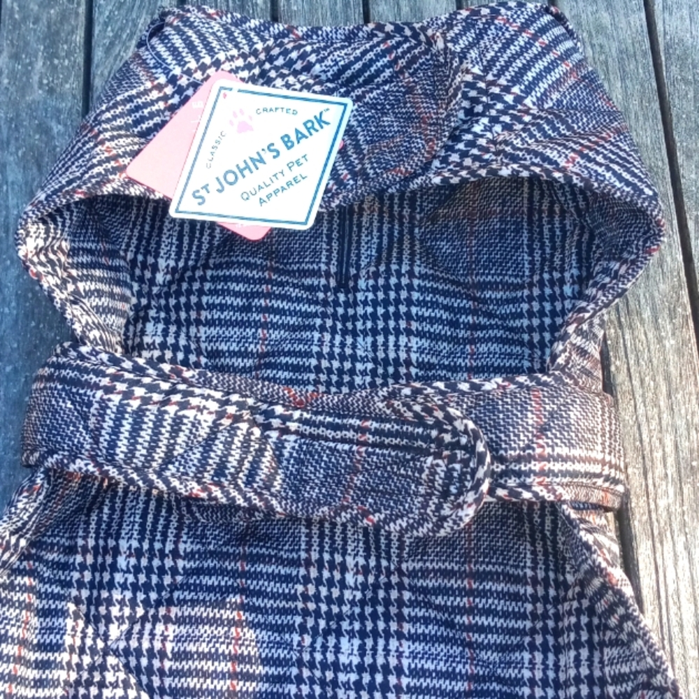 Dog jacket by St John's Bark